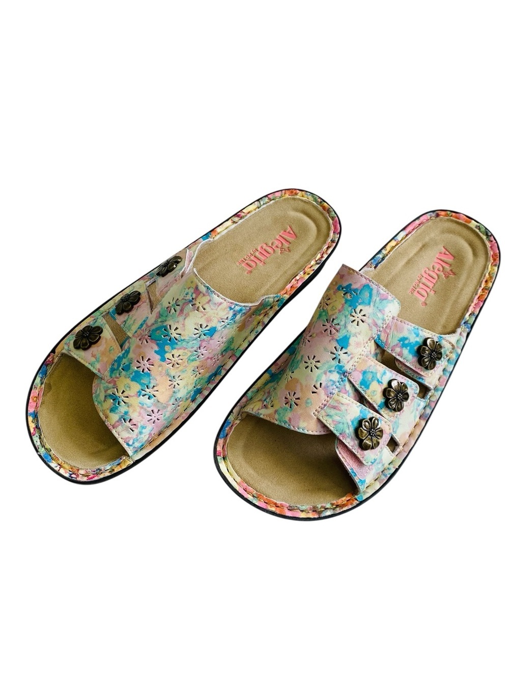 Alegria Julee Earth Goddess Slide Sandals Size 40/9.5-10